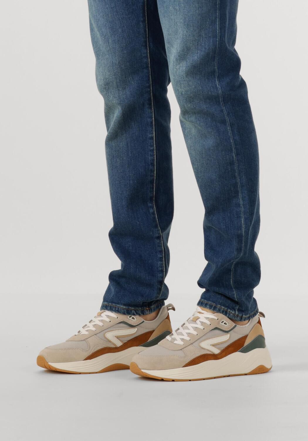 Bruine HUB Lage sneakers GLIDE - large