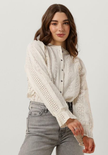 Ecru BY-BAR Blouses FRANKIE EMBROIDERY BLOUSE - large