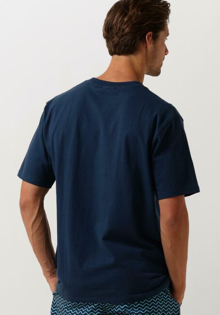 Blauwe SHIWI T-shirt MEN LIZARD T-SHIRT - large