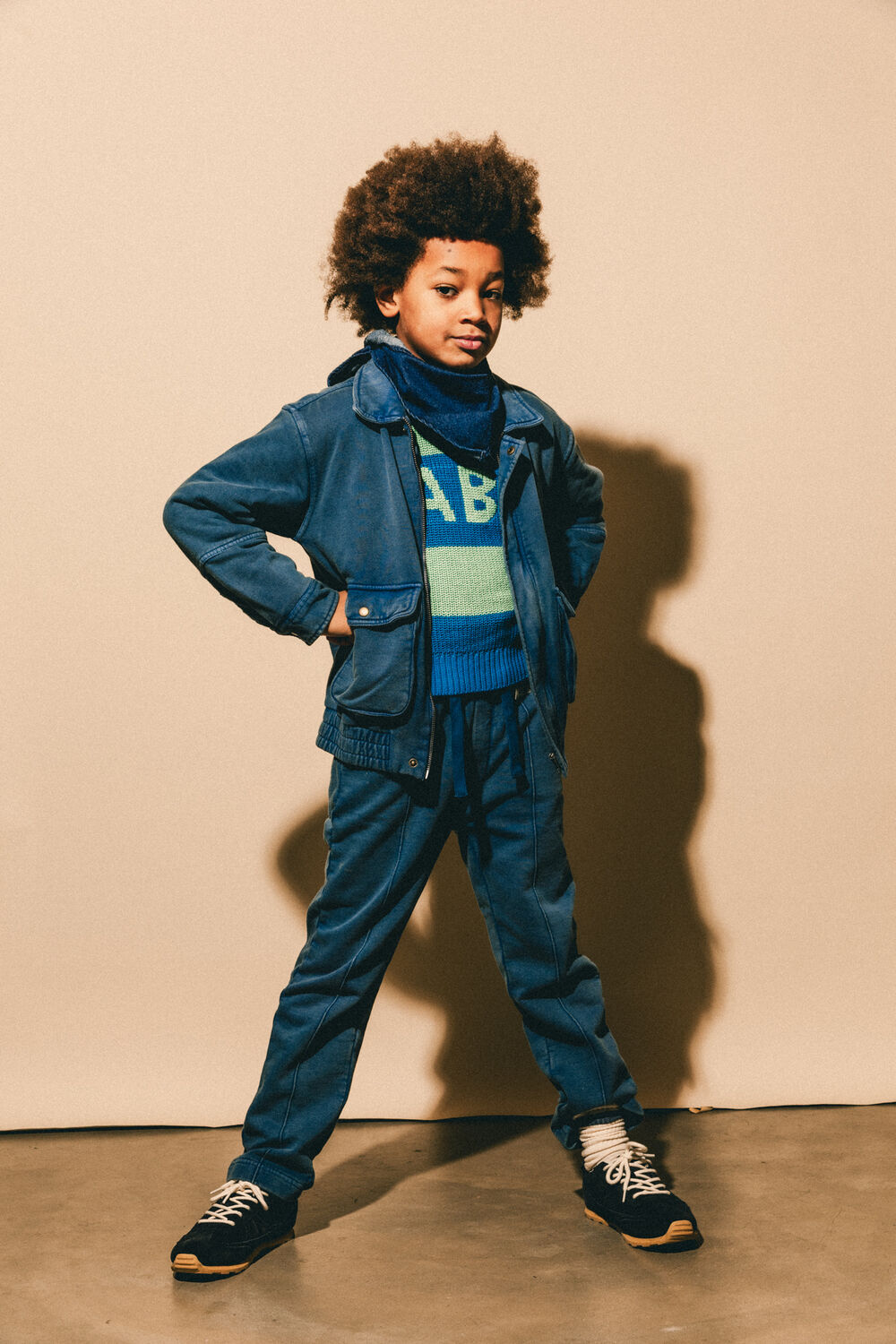 Blauwe Labo de Colores Joggingbroek SEYA - large