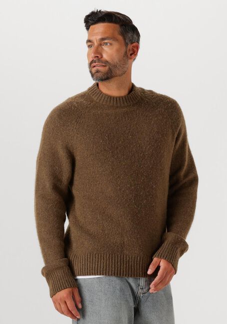 Bruine LES DEUX Trui GILBERT CREWNECK KNIT - large