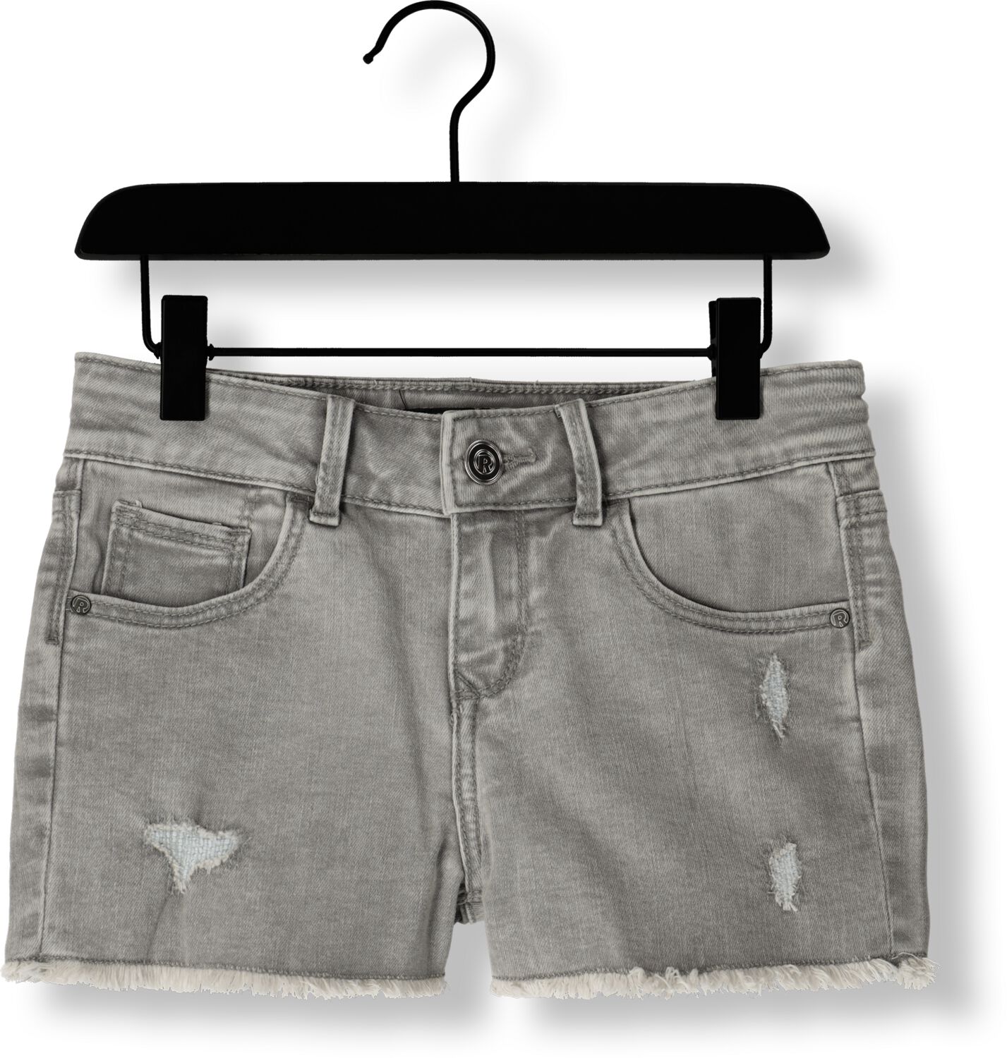 Raizzed denim short Louisiana Crafted light grey stone Korte broek Grijs Meisjes Stretchdenim 140