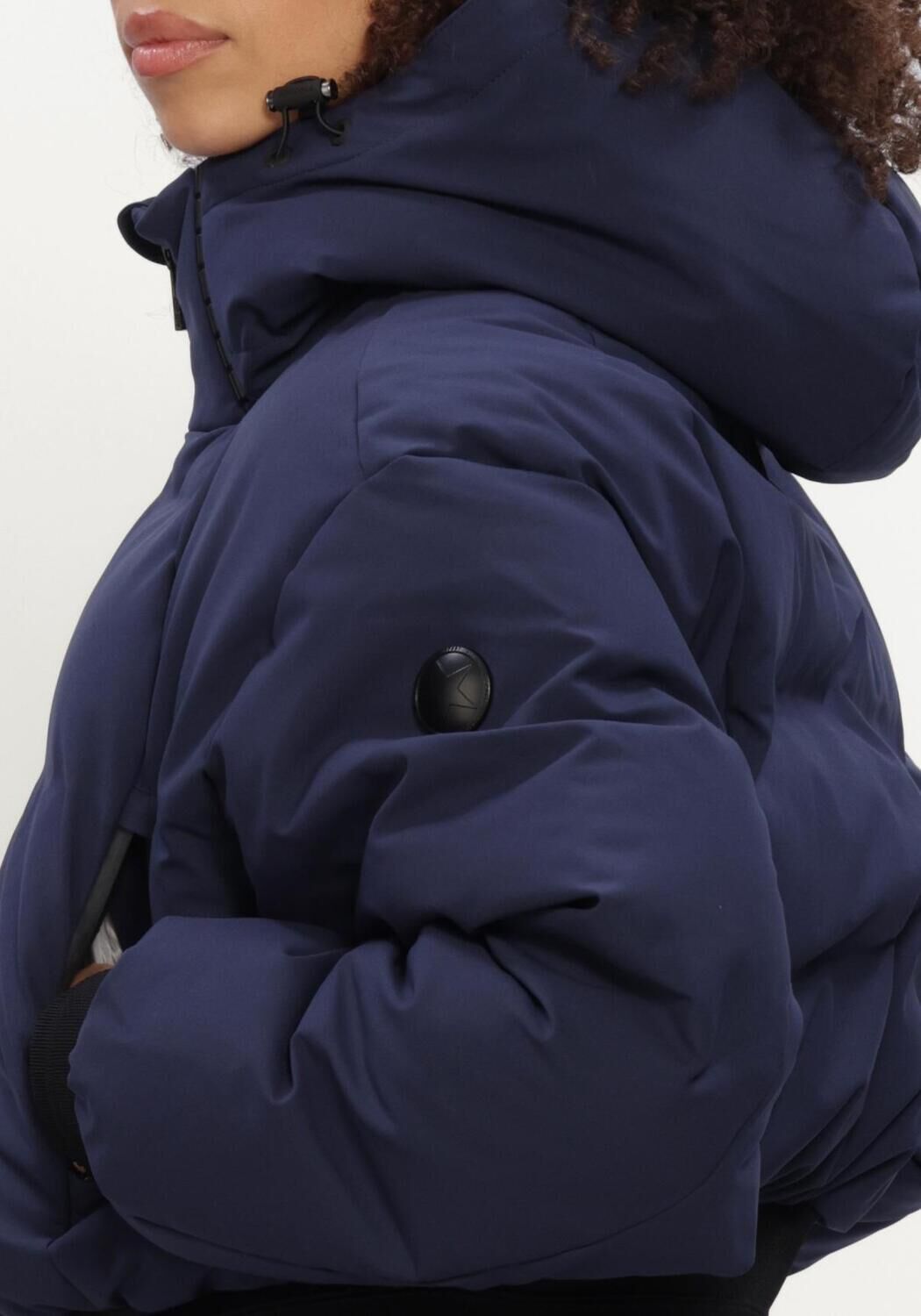 Donkerblauwe AIRFORCE Ski-jassen SNOW RIDGE JACKET - large