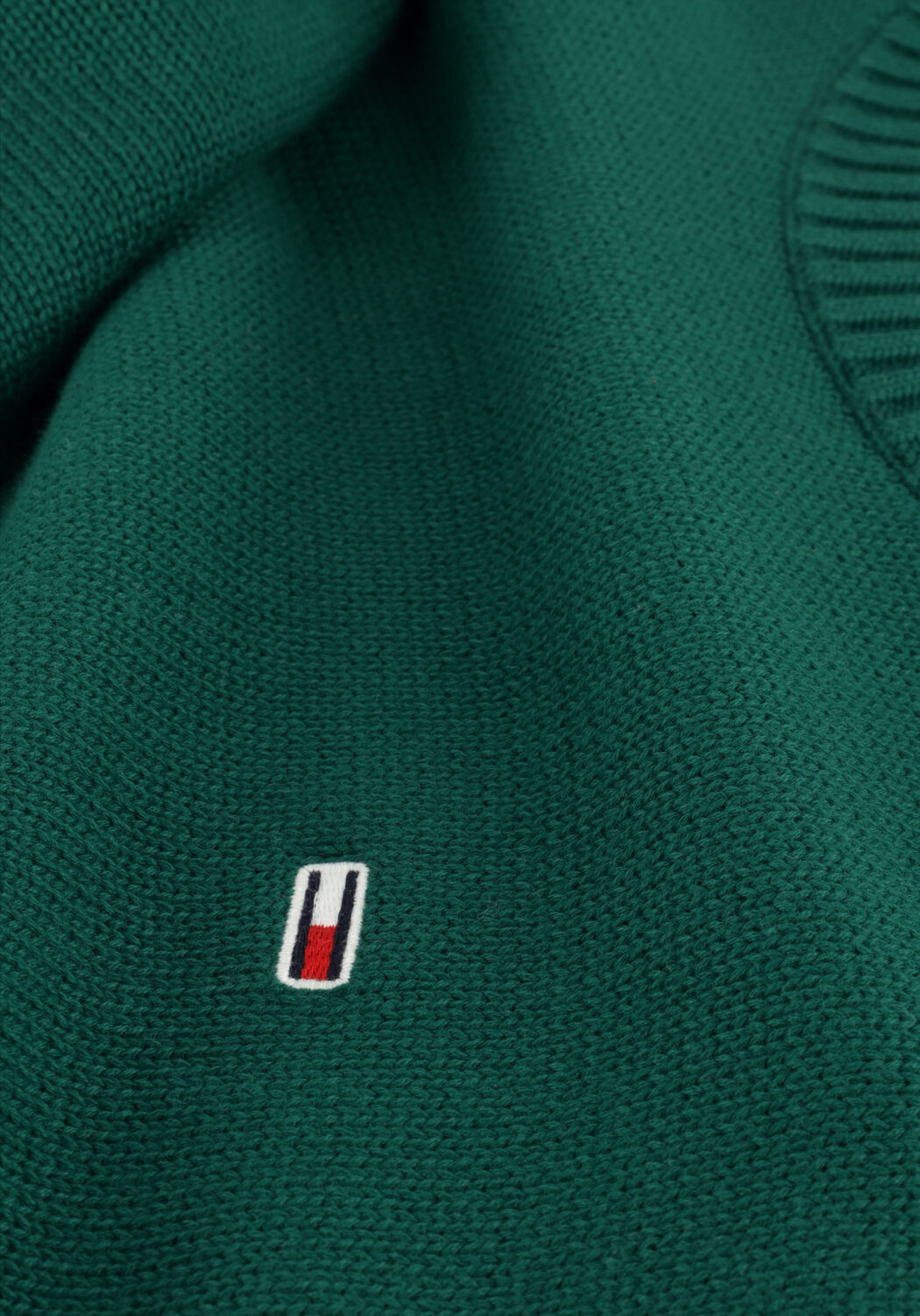 Donkergroene TOMMY JEANS Trui TJM ESSENTIAL CREW NECK SWEATER - large