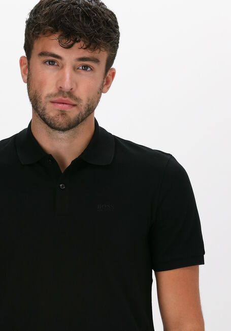 Zwarte BOSS BLACK Polo PALLAS 10108581 01 - large