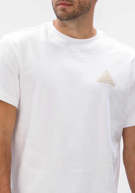 Witte G-STAR RAW T-shirt SMALL LOGO R T - large