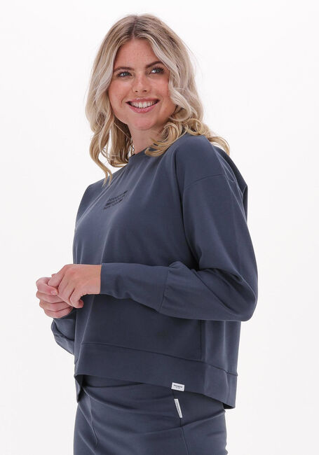 Donkergrijze PENN & INK Trui SWEATER PRINT - large
