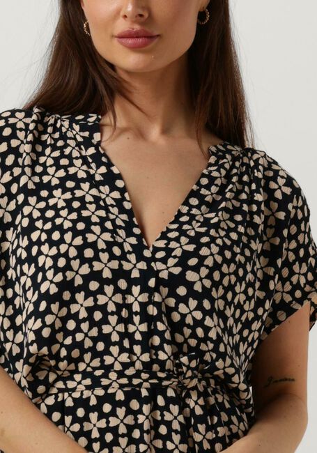 Zwarte BY-BAR Midi jurk VICTORIA KHANDI DRESS - large