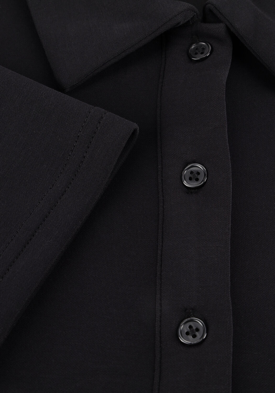 Zwarte MY ESSENTIAL WARDROBE Midi jurk MWHELLE POLO LONG DRESS - large