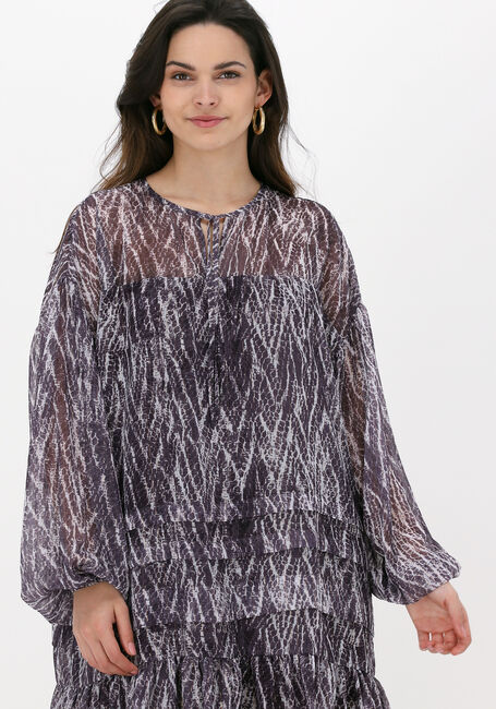 Paarse FREEBIRD Mini jurk PEPPER - large