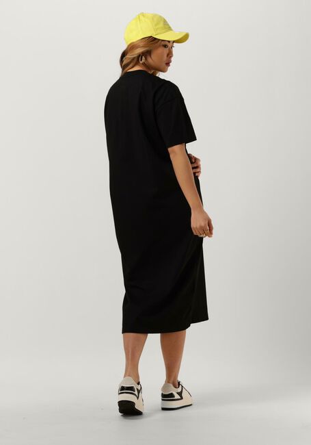 Zwarte CALVIN KLEIN Midi jurk INSTITUTIONAL LONG T-SHIRT DRESS - large