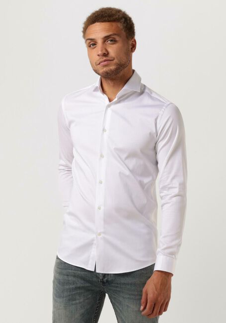 Witte GENTI Klassiek overhemd S0004-1109 - large