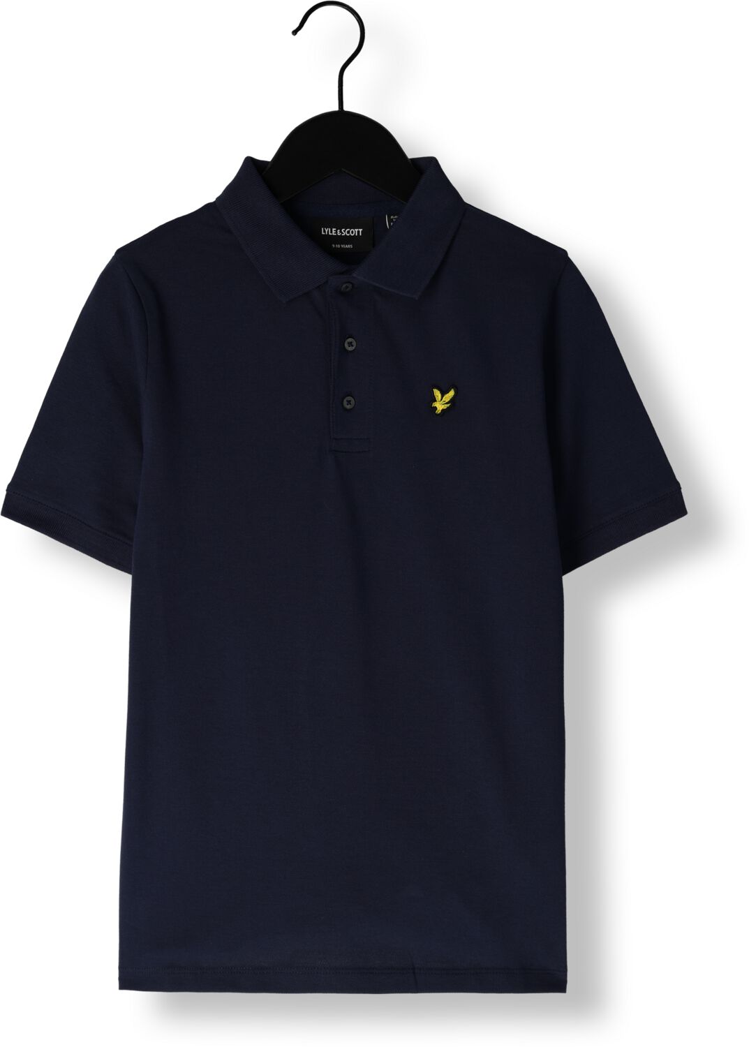 LYLE & SCOTT Jongens Polo's & T-shirts Plain Polo Shirt B Donkerblauw