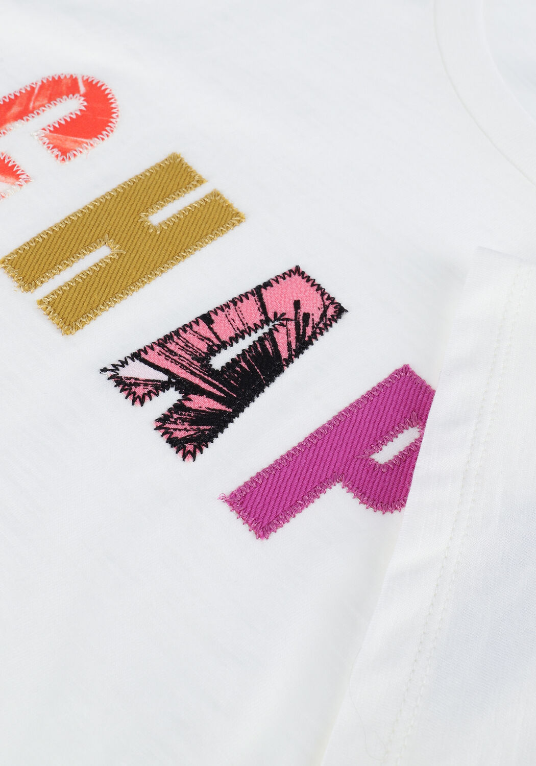 Beige FABIENNE CHAPOT T-shirt PATCHWORK CHAPOT T-SHIRT - large