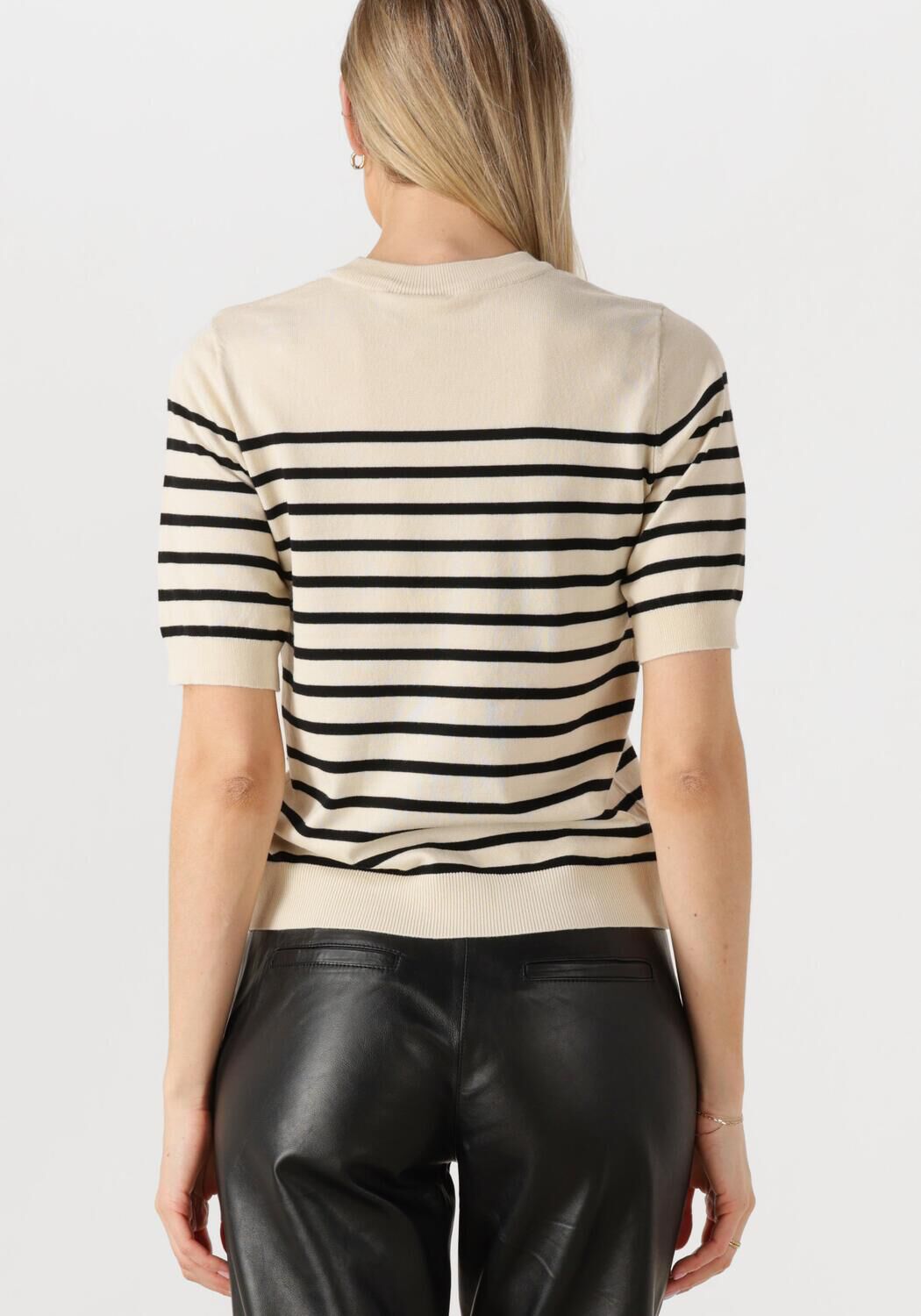 Y.A.S. Dames Truien & Vesten Yaslena Ss Knit Pullover S. Noos Gebroken Wit