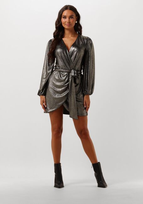 Zwarte JOSH V Mini jurk ISABEAU GLITTER - large
