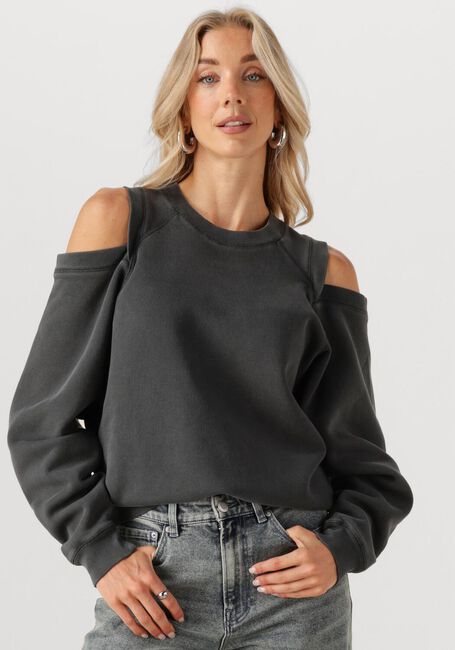 Grijze CATWALK JUNKIE Sweater RELAXED OPEN SHOULDER SWEATER - large