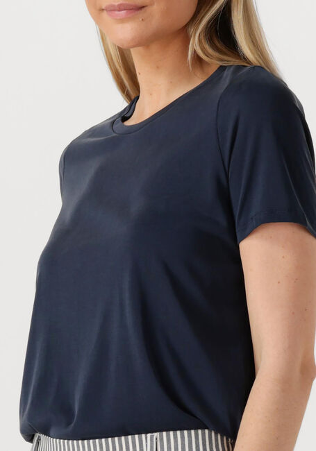 Donkerblauwe OBJECT T-shirt OBJANNIE S/S T-SHIRT NOOS - large