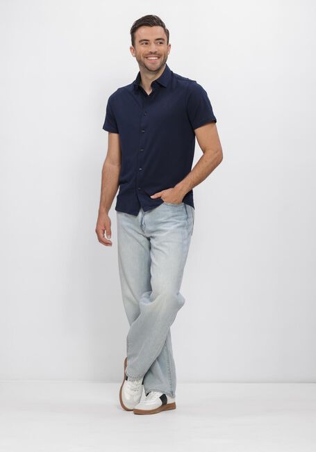 Donkerblauwe DSTREZZED Casual overhemd ANTHONY SHIRT - large