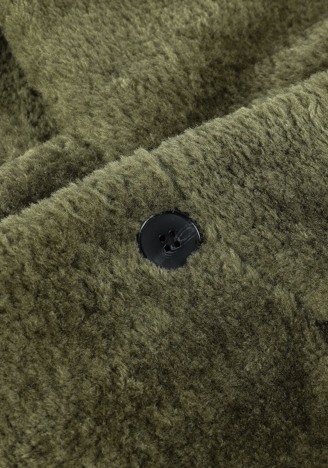 Groene ANOTHER LABEL Faux fur jas MOUSSY COAT - large