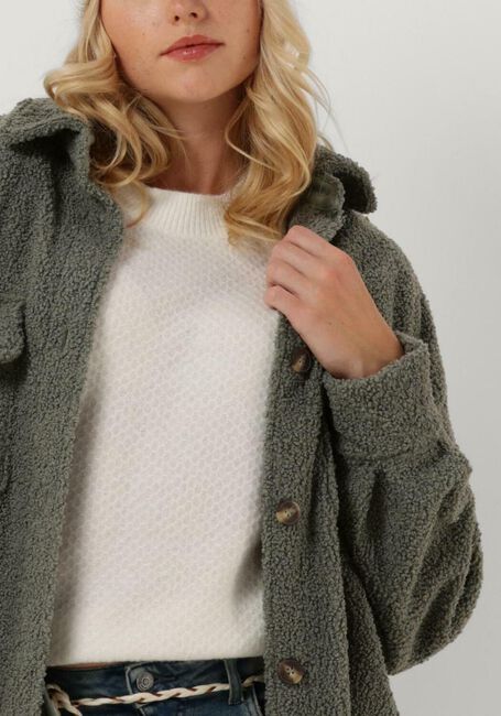 Groene CIRCLE OF TRUST Teddy jas TEDDY COAT - large