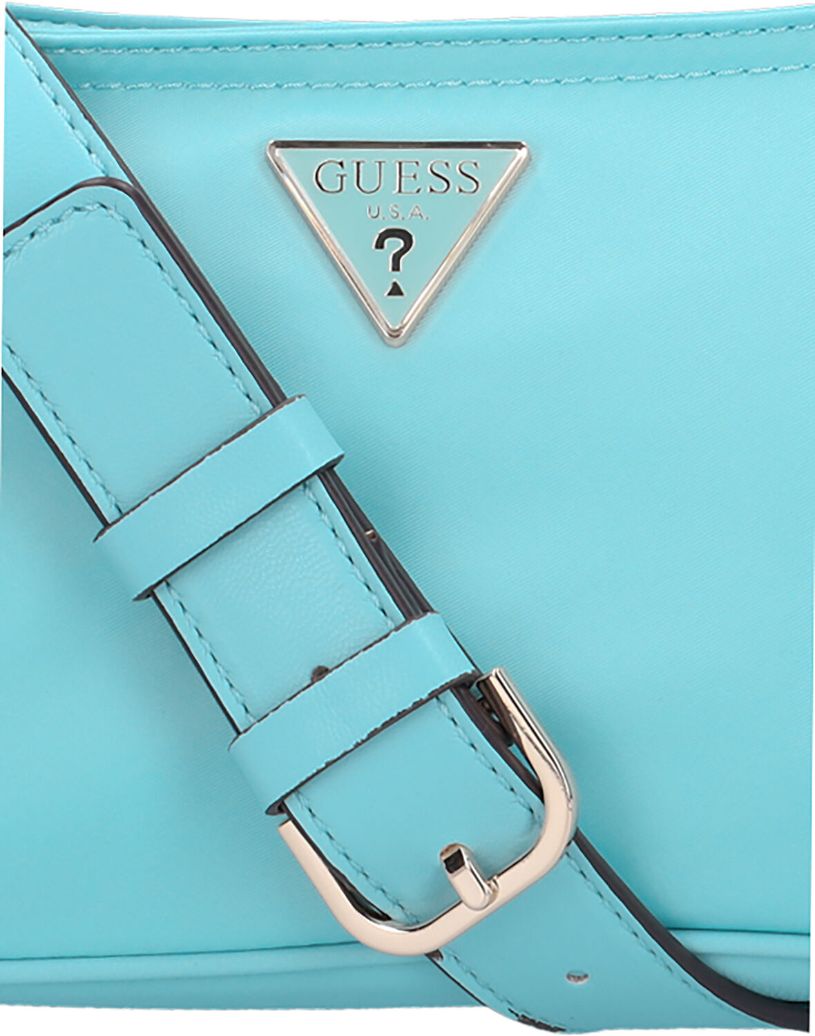 Blauwe GUESS Schoudertas LITTLE BAY SHOULDER BAG - large