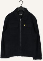 Blauwe LYLE & SCOTT Jack COLLARED PILE JACKET Blauwe LYLE & SCOTT Jack COLLARED PILE JACKET - medium
