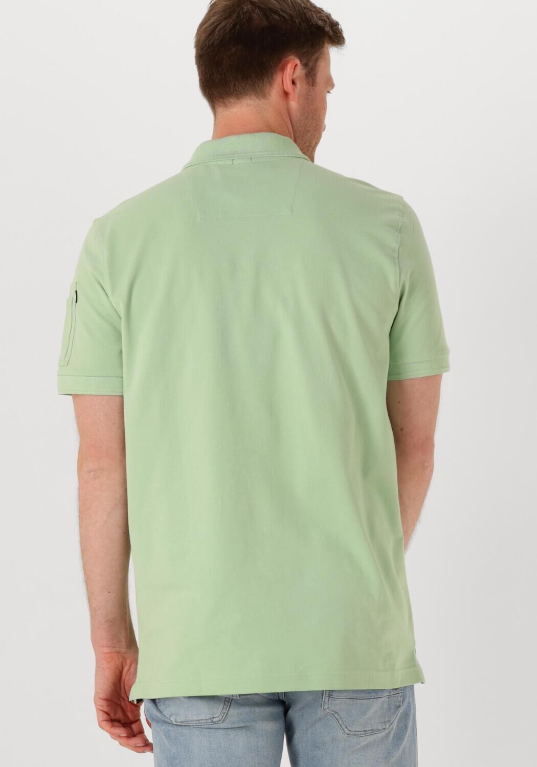 PME LEGEND Heren Polo's & T-shirts Trackway Polo Groen