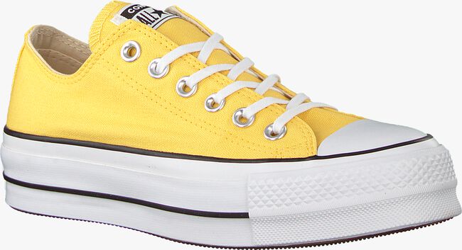 Gele CONVERSE Lage sneakers CHUCK TAYLOR ALL STAR LIFT OX - large