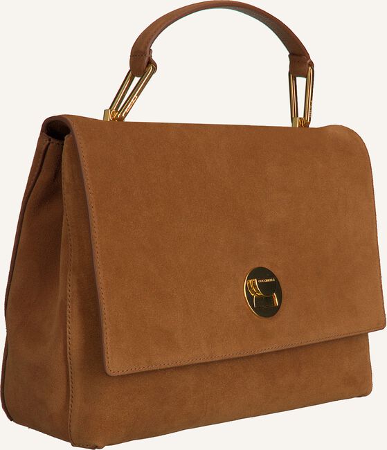 Cognac COCCINELLE Handtas LIYA MEDIUM SUEDE Cognac COCCINELLE Handtas LIYA MEDIUM SUEDE - large