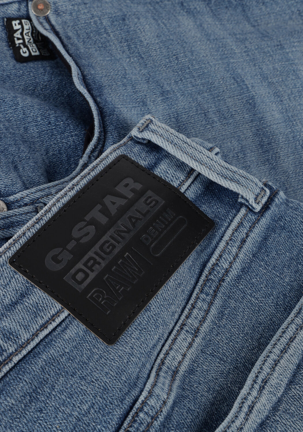 Blauwe G-STAR RAW Shorts 3301 SLIM SHORT - large