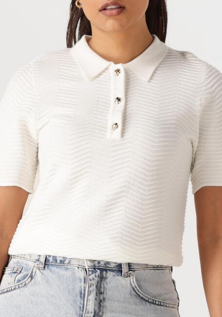 Gebroken wit NEO NOIR Top SOKO WAVE KNIT TEE - large