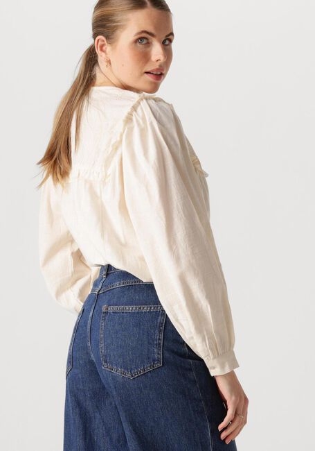 Ecru LOLLYS LAUNDRY Blouses DOOBLELL SHIRT LS - large