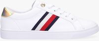 Witte TOMMY HILFIGER Lage sneakers TH CORPORATE CUPSOLE - medium