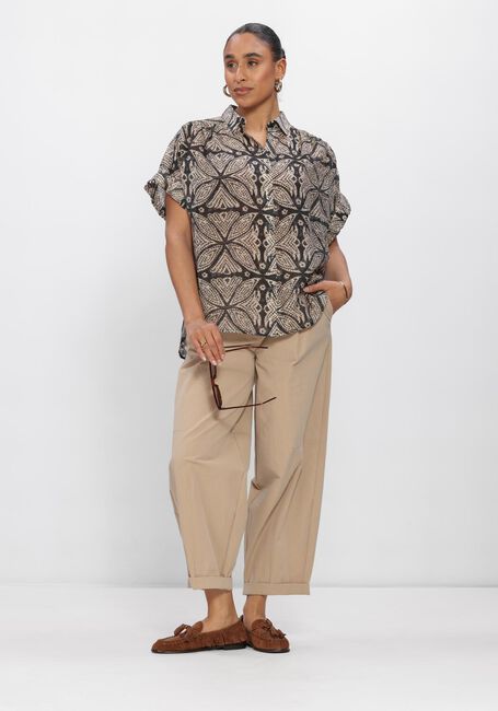 Zwarte SUMMUM Blouses BLOUSE ETHNIC PRINT - large