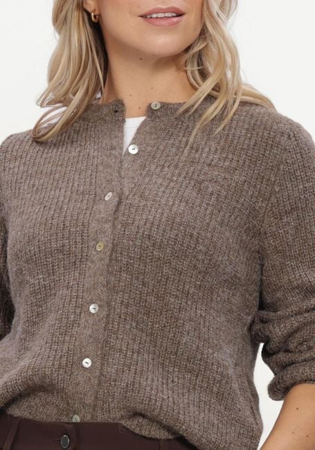 Bruine MODSTR&Ouml;M Vest CRISMD CARDIGAN - large
