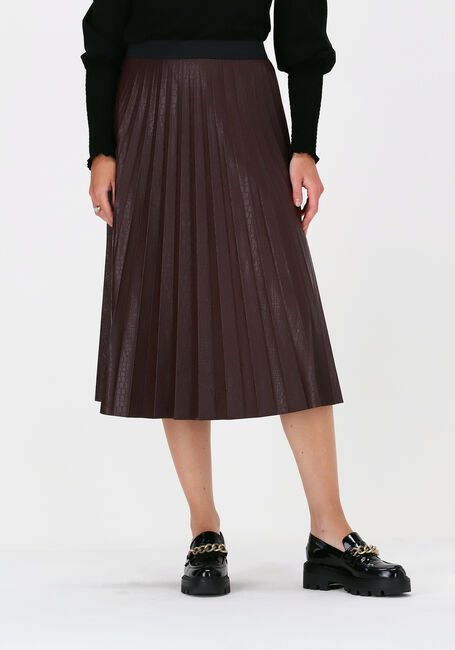 Bordeaux JUFFROUW JANSEN Midirok SKIRT PLISSE - large