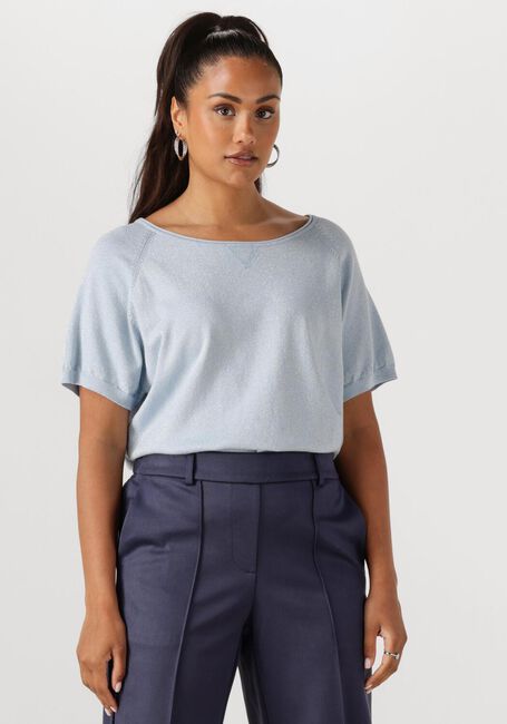 Lichtblauwe NUKUS Top ANITA TOP LUREX - large
