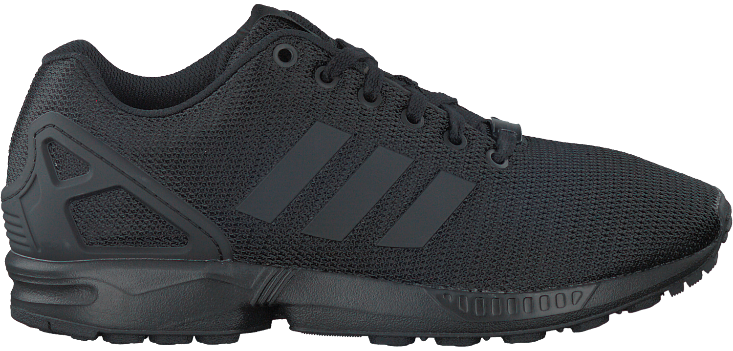 zx flux adidas zwart