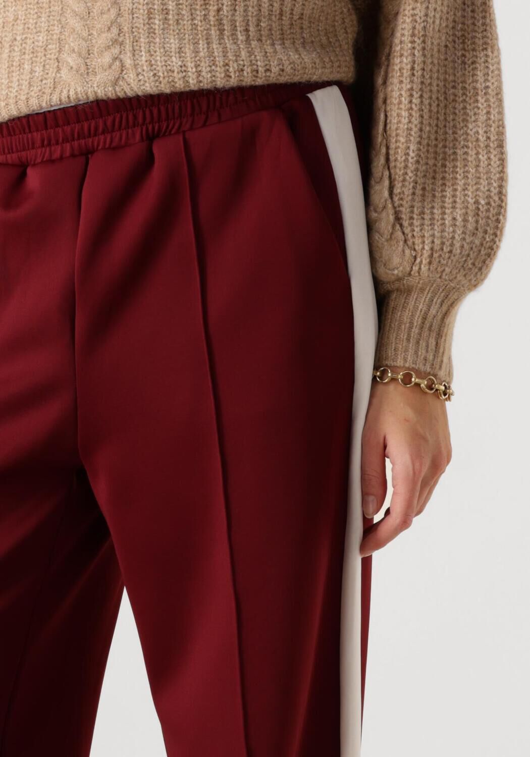 OBJECT Dames Broeken Objcassisy Mw Lo Pant Bordeaux