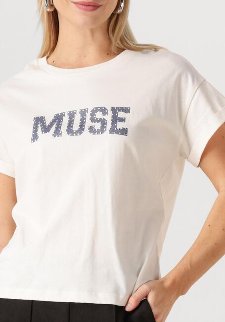 Gebroken wit NUKUS T-shirt LOU SHIRT - large