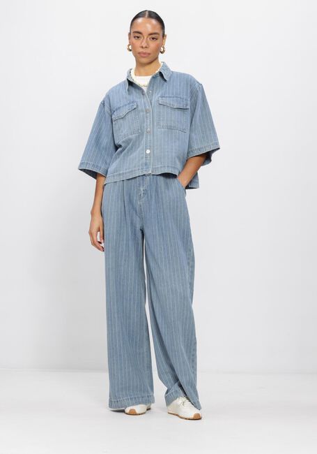 Lichtblauwe GRACE & MILA Spijkerjas SS2617014 - large