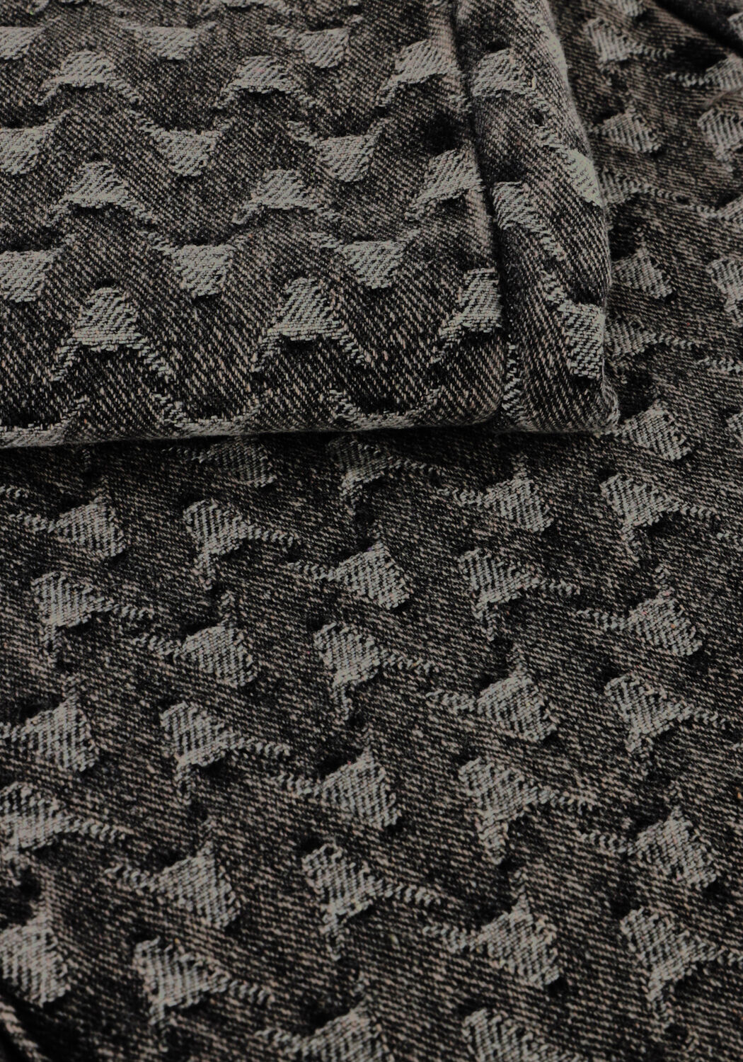 Donkergrijze ALIX THE LABEL Wide jeans LADIES WOVEN FANCY DENIM PANTS - large