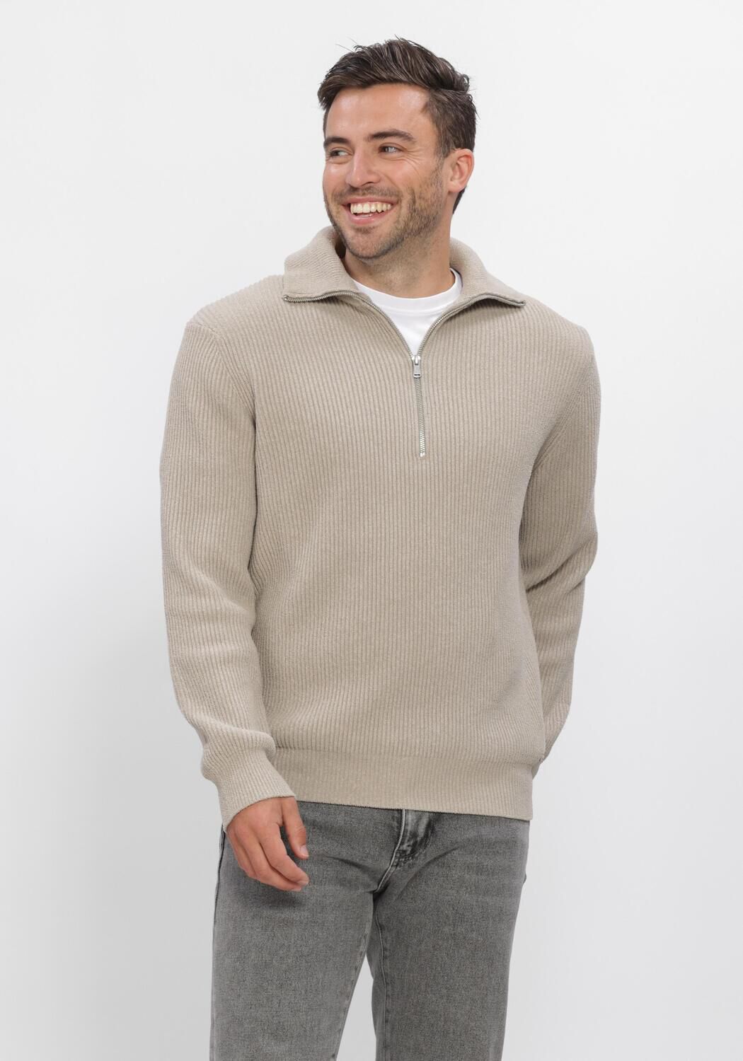 DSTREZZED Heren Truien & Vesten Ds_josiah Skipper Beige
