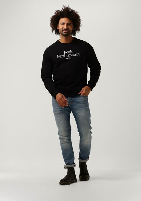 Zwarte PEAK PERFORMANCE Trui M ORIGINAL CREW - large
