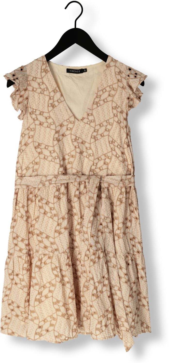 YDENCE Dames Jurken Dress Adelina Beige