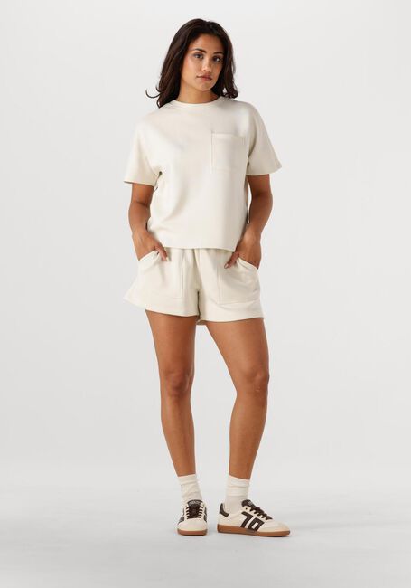Witte MSCH COPENHAGEN Korte broek MSCHHARISSA IMA Q POCKET SWEAT SHORTS - large