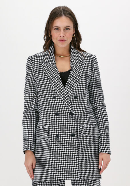 Zwarte SELECTED FEMME Blazer SLFMUSA BLAZER EX HOUNDTOOTH - large