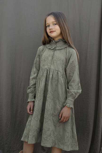 Groene AMMEHOELA Mini jurk LARA - large