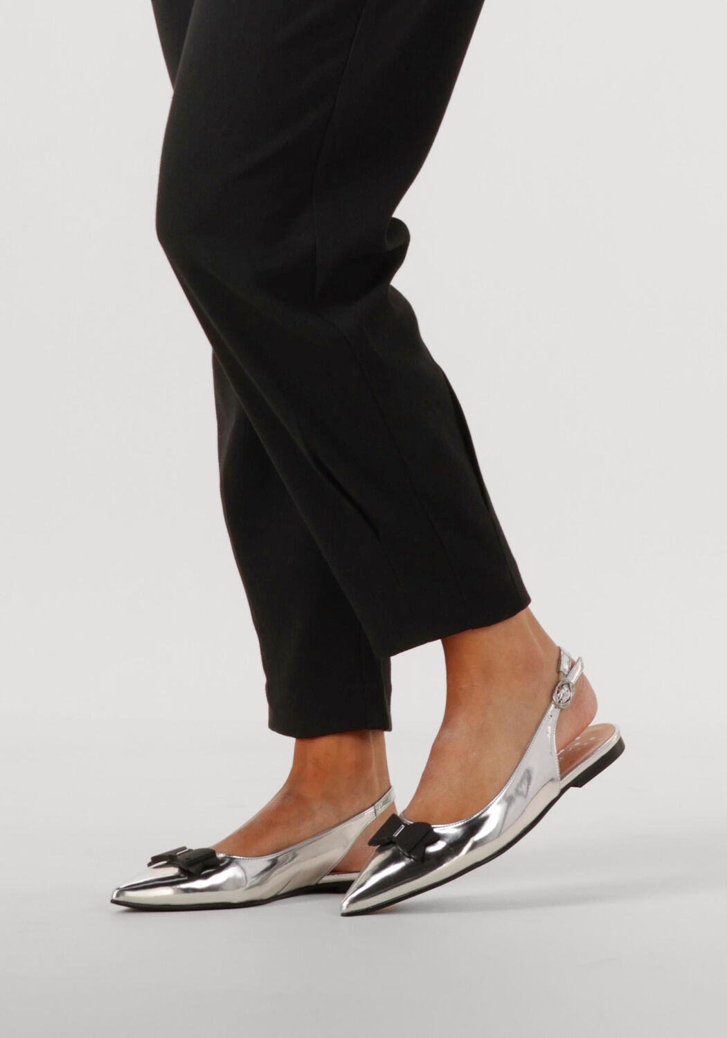 Zilveren FLORIS VAN BOMMEL Slingbacks SFW-40050 - large